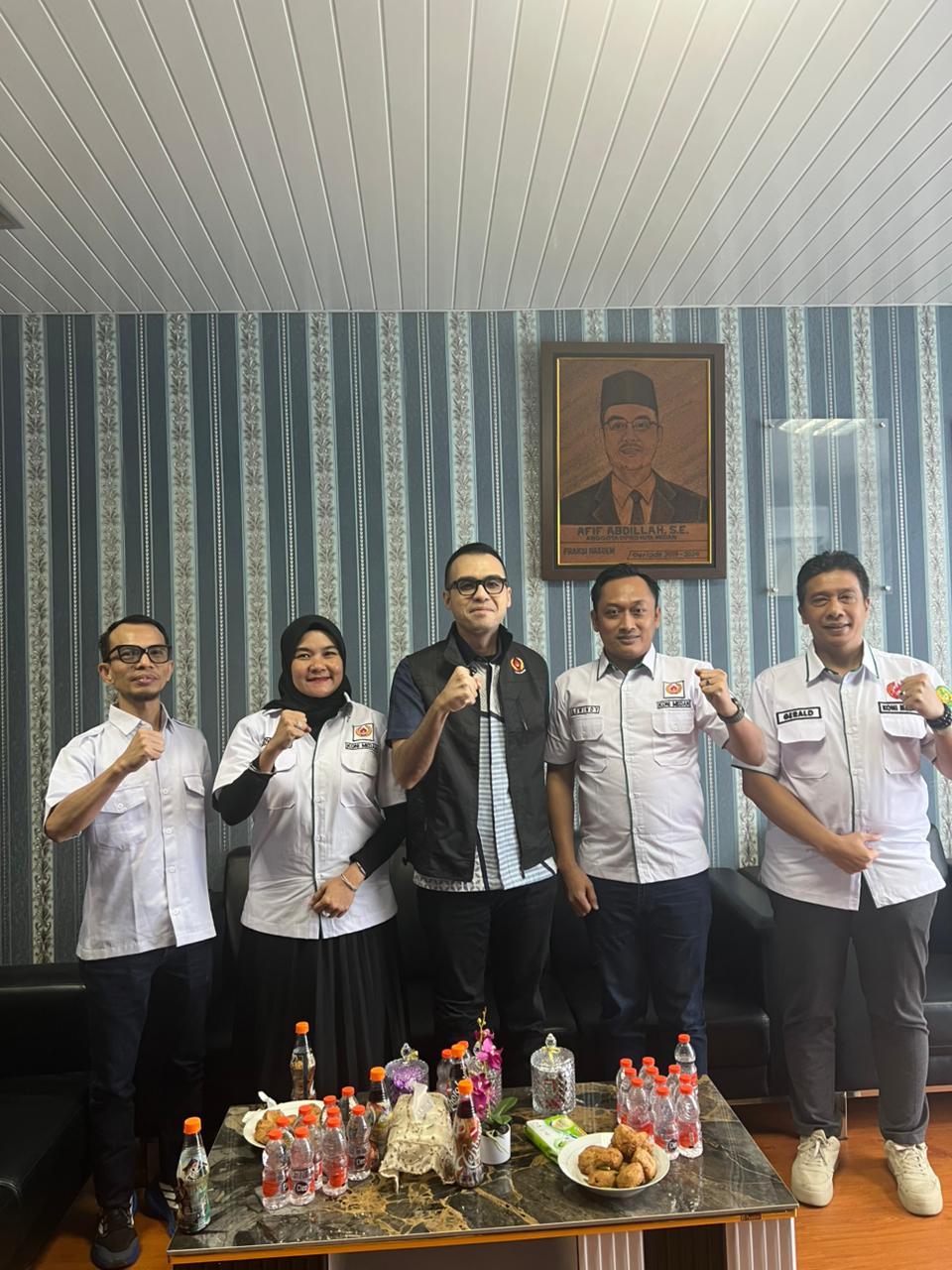 Fraksi NasDem Dukung Program KONI Medan