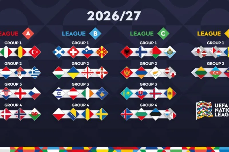 Hasil Drawing UEFA Nations League: Inggris Satu Grup Spanyol