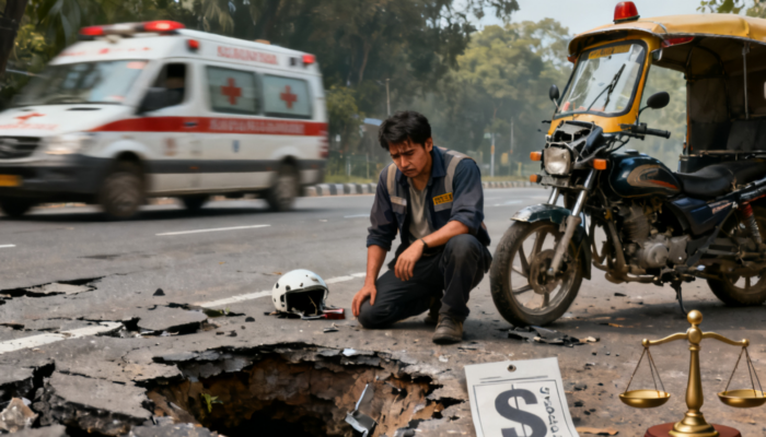 Tukang Ojek Pandeglang Jadi Tersangka Usai Kecelakaan Jalan Rusak, Gugat Pemerintah