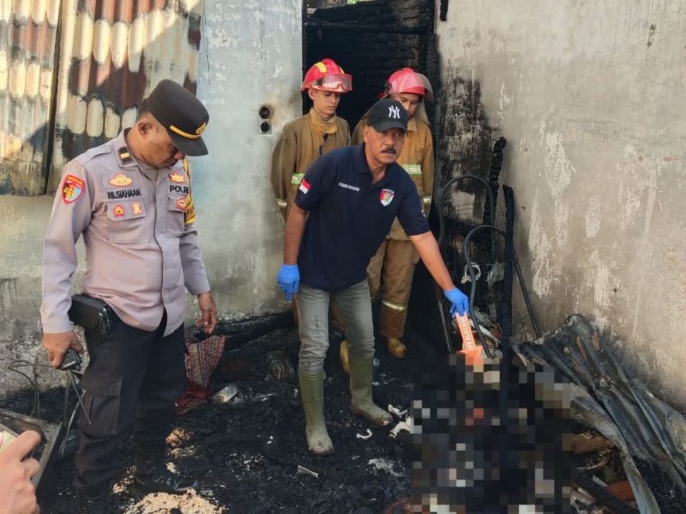 Kebakaran Di Tebingtinggi: Dua Rumah Hangus, Satu Warga Meninggal