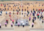 Bunda PAUD Labusel Ajak ASN Dan Masyarakat Senam Sehat