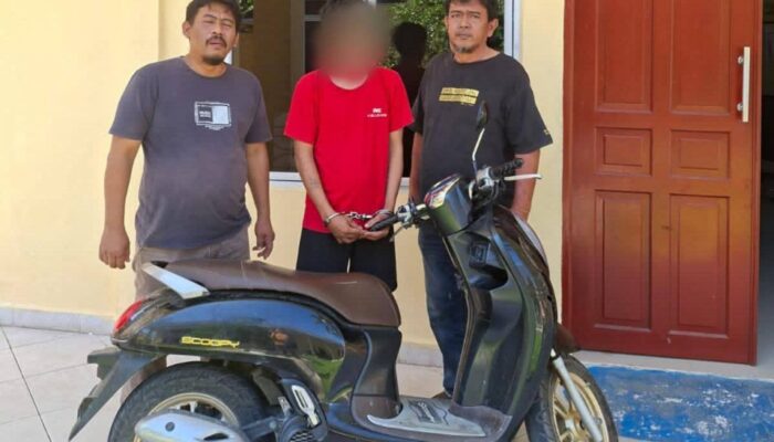Pencuri Motor Teman Dekat Diciduk Polres Simalungun