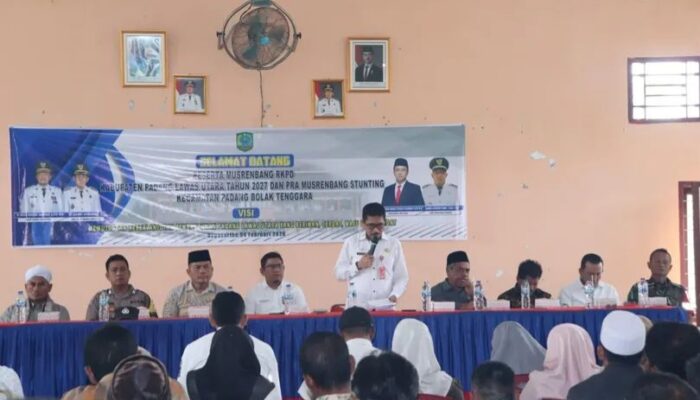 Padang Bolak Tenggara Gelar Musrenbang RKPD 2027 Dan Pra Musrenbang Stunting