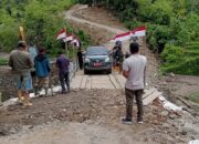 Jalan Desa Batu Nagodang Siatas Kembali Bisa Dilalui Roda Empat