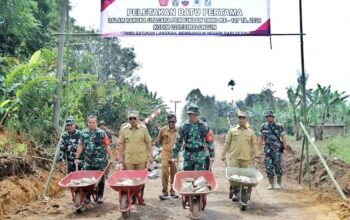 Bupati Simalungun Buka TMMD Ke-127 Di Kecamatan Raya