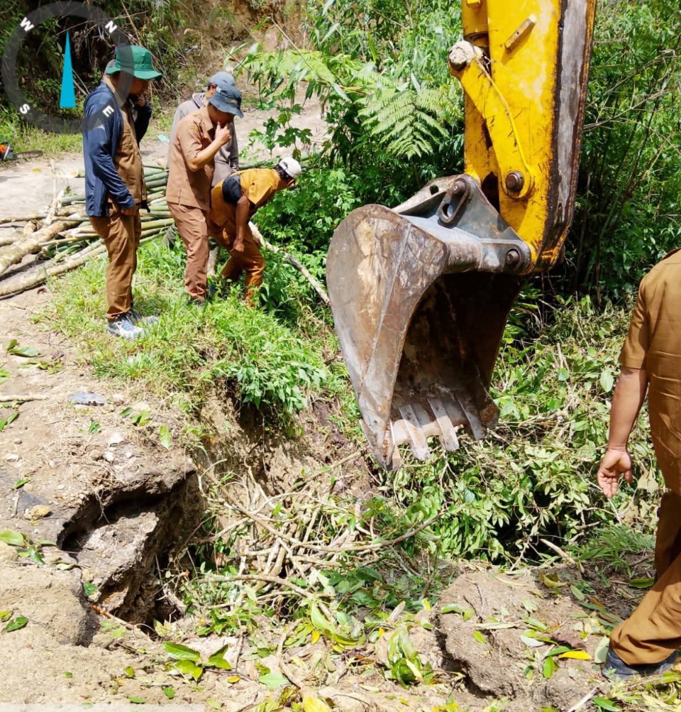 Pemkab Dairi Gerak Cepat Tangani Jalan Amblas Di Parbuluan III