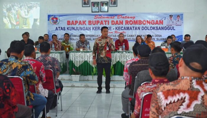 Bupati Humbahas Ajak Kepala Desa Perkuat Sinergitas