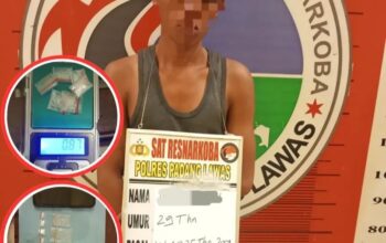 Jelang Puasa, Polres Palas Amankan Pengedar Sabu Di Hutaraja Tinggi