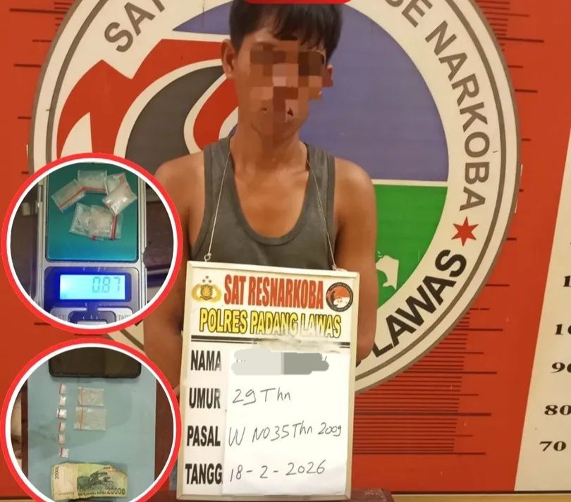Jelang Puasa, Polres Palas Amankan Pengedar Sabu Di Hutaraja Tinggi