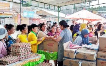 Gerakan Pangan Murah Simalungun Di Parapat Diserbu Warga