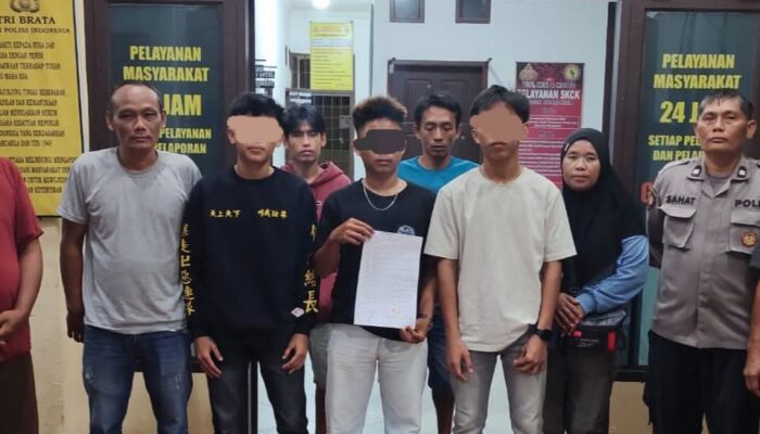 Polsek Padang Hilir Mediasi Dugaan Penganiayaan Remaja Di Mini Market