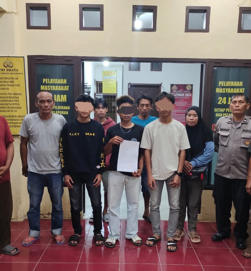Polsek Padang Hilir Mediasi Dugaan Penganiayaan Remaja Di Mini Market