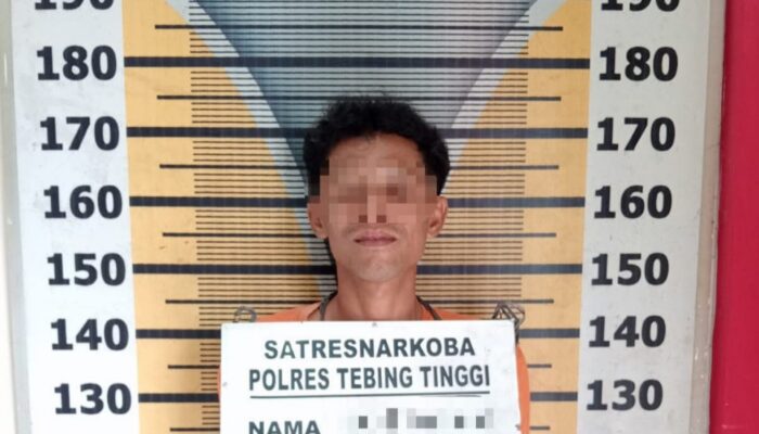 Polres Tebingtinggi Tangkap Pria Pemilik Sabu Di Bandar Khalifah