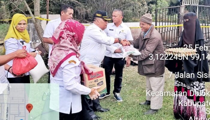 Pemkab Simalungun Salurkan Bantuan Korban Kebakaran Di Serbalawan
