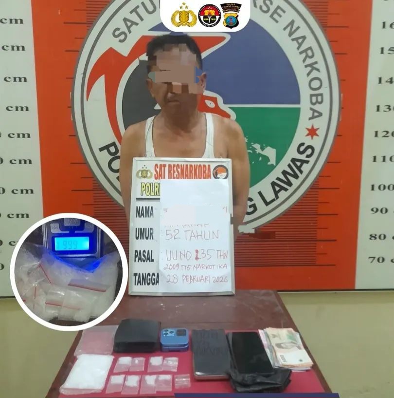 Pengedar Sabu Di Barumun Diringkus, Rumahnya Diduga Jadi Tempat Transaksi Dan Konsumsi