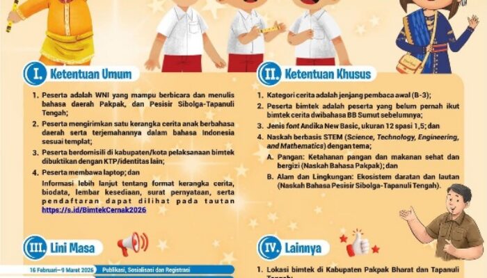 Pemkab Pakpak Bharat Ajak Penulis Ikut Bimtek Cerita Anak Dwibahasa
