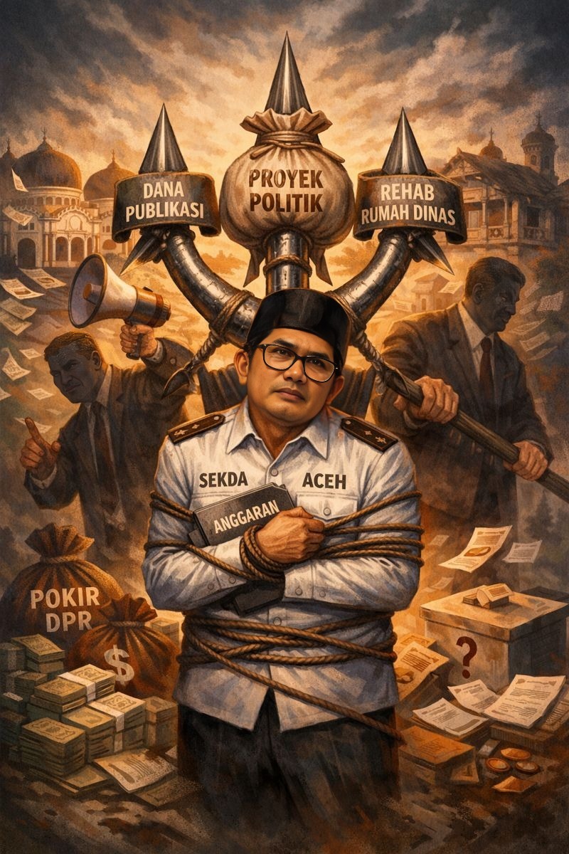 Sekda Aceh di Ujung Tiga Tombak: Konflik Politik Anggaran yang Mengancam Keadilan Fiskal