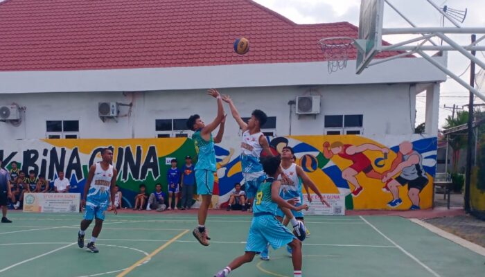 SMA Katamso, MAN 2 Juara Basket 3 On 3 STOK Bina Guna