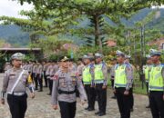 Polres Tapteng Gelar Apel Operasi Keselamatan Toba 2026 Jelang Lebaran