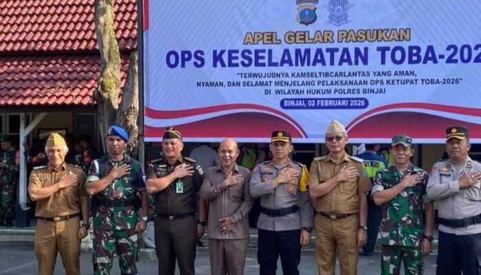 Polres Binjai Luncurkan Operasi Keselamatan Toba 2026 Capai Target Penurunan Kecelakaan