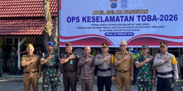 Polres Binjai Luncurkan Operasi Keselamatan Toba 2026 Capai Target Penurunan Kecelakaan
