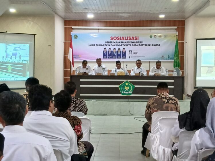 IAIN Langsa Sosialisasi PMB ke Kepala Madrasah Aliyah di Langkat
