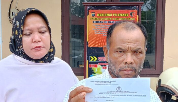 Dituduh Curi Getah Dan Dianiaya, Tukang Ojek Laporkan Oknum Security PTPN IV Sarang Giting Ke Polres Sergai