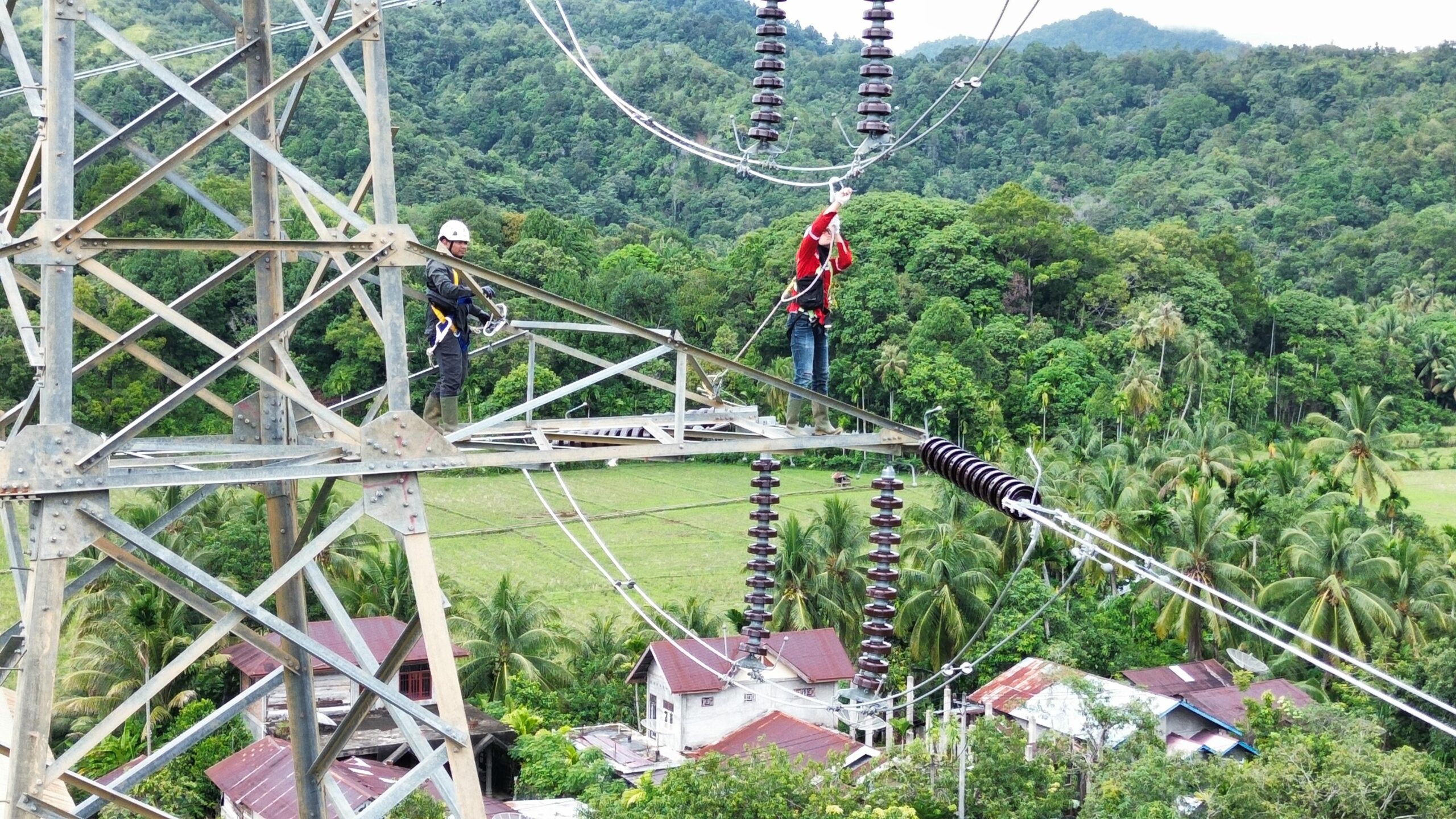 PLN UIP Sumbagut Energize SUTT 150 kV Blangpidie–Tapak Tuan