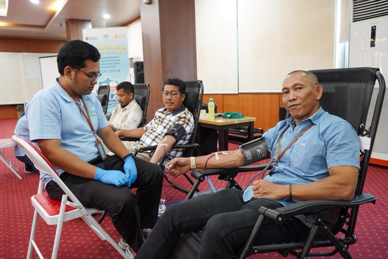 Gandeng RS Adam Malik Medan, PLN UIP SBU Gelar Donor Darah