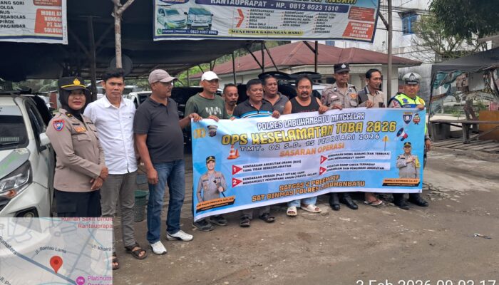 Polres Labuhanbatu Edukasi Pemilik Angkutan Umum