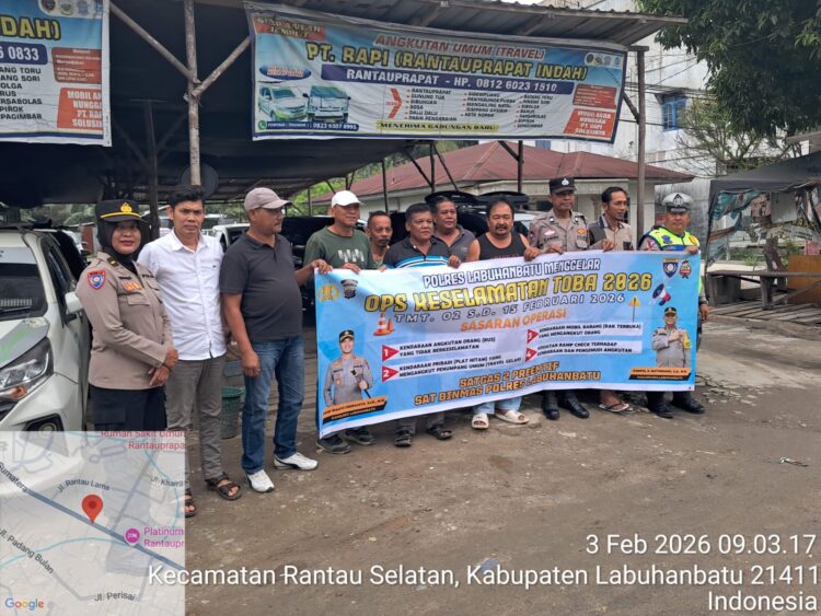 Polres Labuhanbatu Edukasi Pemilik Angkutan Umum