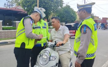 Satgas Gakkum Polres Sibolga Gelar Penindakan Lalu Lintas Dalam Ops Keselamatan Toba 2026