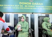 Kodim Pidie Tambah Stok PMI 121 Kantong Darah