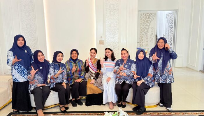 Ketua TP PKK Langkat  Dukung Ratu Morayya Di Putri Pelajar Riau 2026