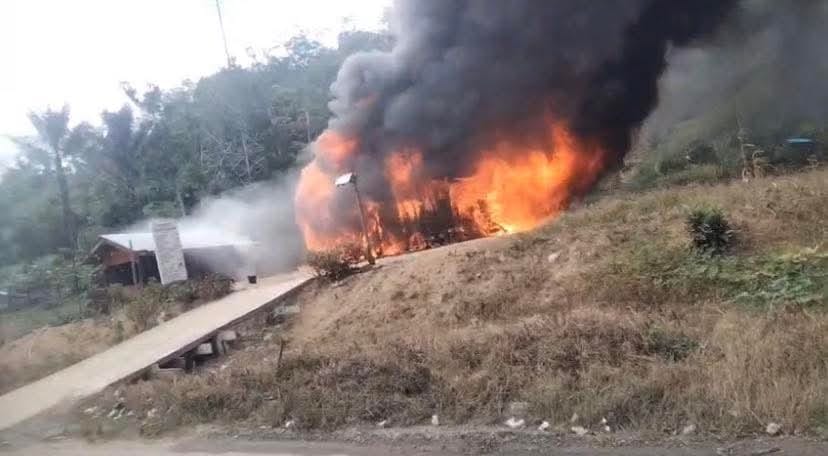 Rumah di Relokasi Muarasipongi Terbakar, Kerugian Capai Rp750 Juta