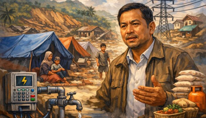 Korban Banjir-Longsor di Aceh Masih Bertahan di Tenda, Usman Lamreung Dorong Subsidi Listrik dan PDAM