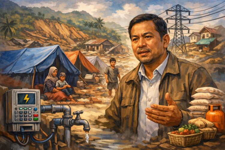 Korban Banjir-Longsor di Aceh Masih Bertahan di Tenda, Usman Lamreung Dorong Subsidi Listrik dan PDAM