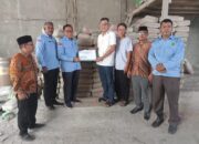 Kemenag Deliserdang dan KUA Pantai Labu Serahkan Bantuan Semen Pembangunan Sekolah Buddhis