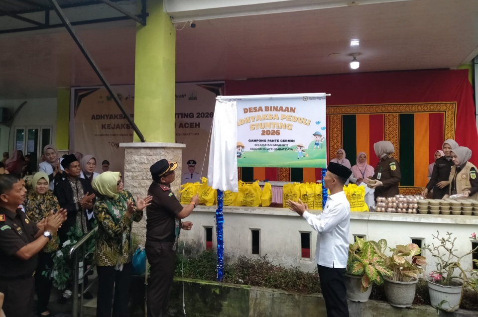 Kejati Aceh Masuk Isu Stunting, Abdya Jadi Lokasi Perdana 2026