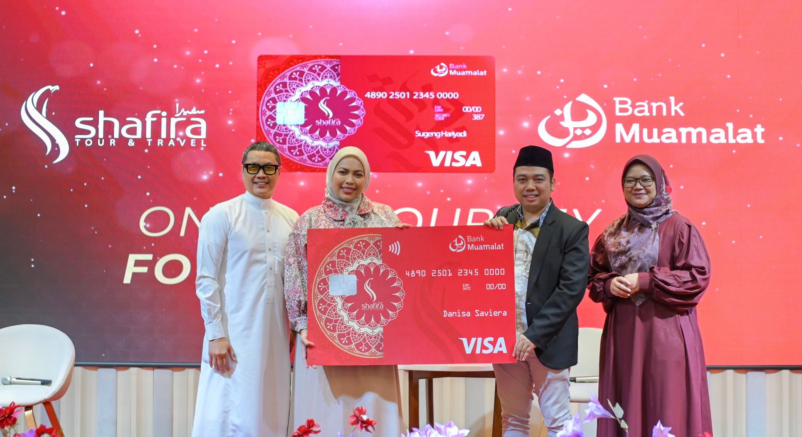 Perkuat Ekosistem Haji Khusus, Bank Muamalat dan Shafira Luncurkan Shafira Privilege Card