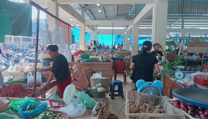 Harga Bahan Pokok di Pasar Bakaran Batu Lubukpakam Terpantau Stabil