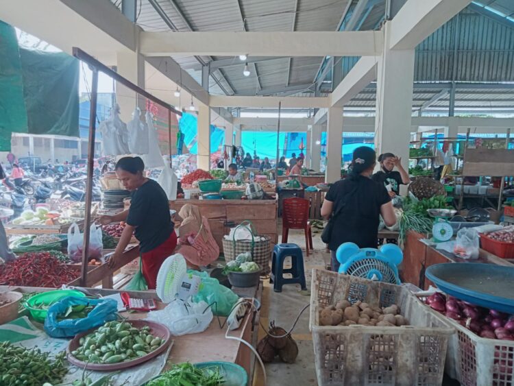 Harga Bahan Pokok di Pasar Bakaran Batu Lubukpakam Terpantau Stabil