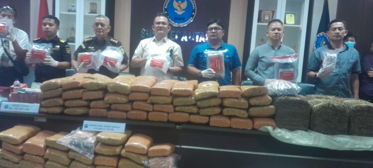 Tangkap 10 Bandar Narkoba, BNNP Sumut Sita 210 Kg Ganja Dan 4 Kg Sabu