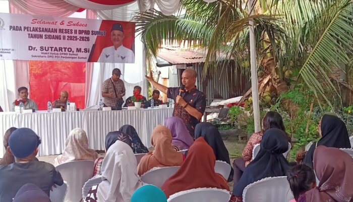 Wakil Ketua DPRD Sumut Reses di Desa Ramunia II, Guru PAUD Sampaikan Aspirasi