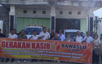 Syukuran Awal Tahun, Bawaslu Bakti Sosial Pascabencana