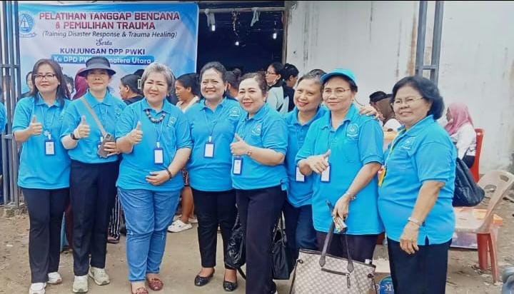 PWKI Sumut Gelar Pelatihan Tanggap Bencana &Trauma Healing, Veronika Sitanggang: Kita Hadirkan Pelatih Handal Dan Langsung Praktik Kerja Nyata