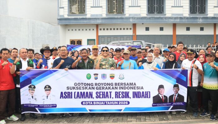 Gerakan Indonesia ASRI 2026, Pemko Binjai Fokus Benahi Wajah Kota