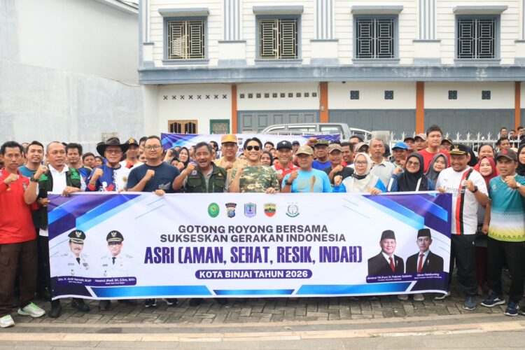 Gerakan Indonesia ASRI 2026, Pemko Binjai Fokus Benahi Wajah Kota