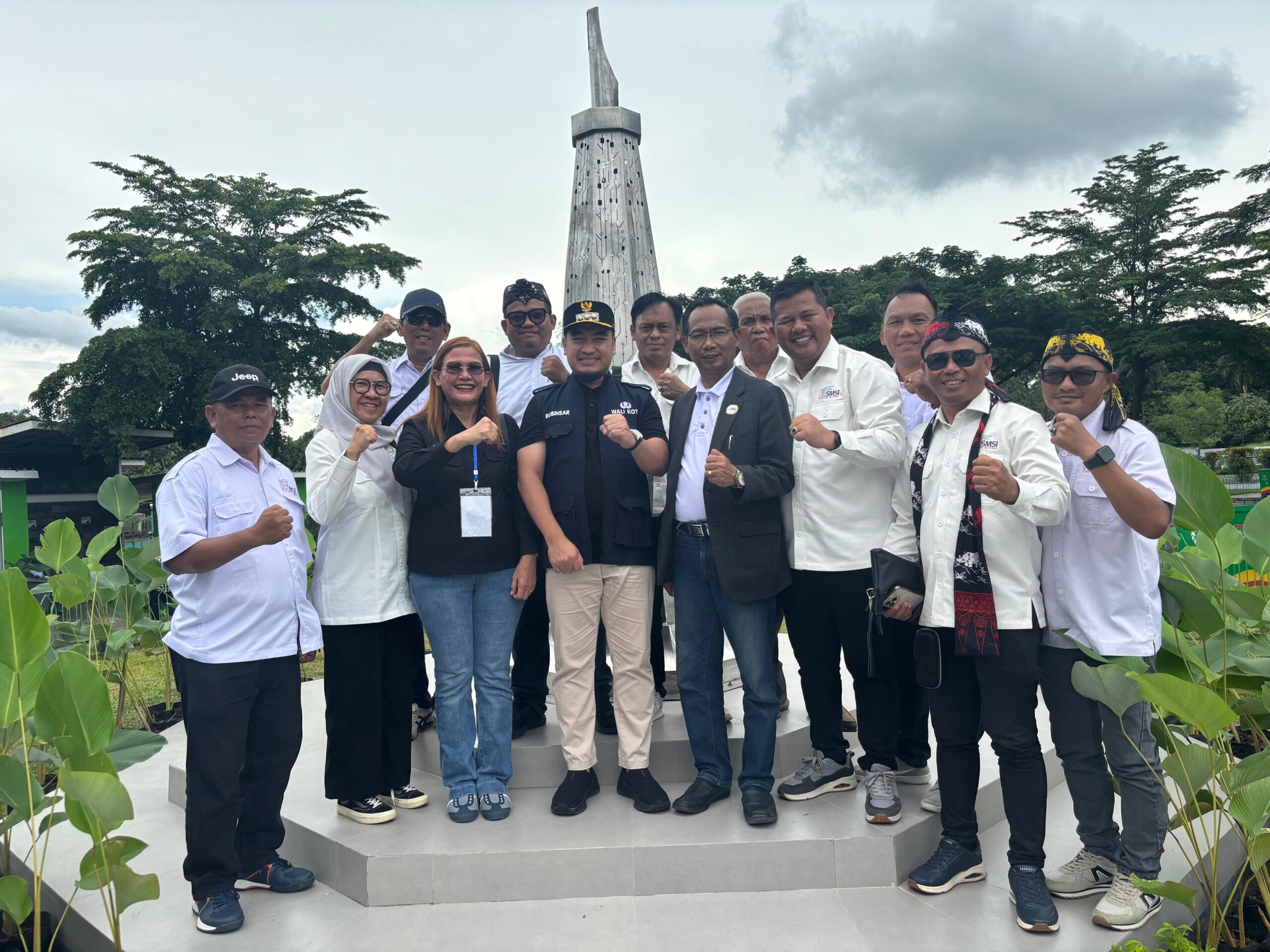 Monumen Siber Indonesia Resmi Berdiri, SMSI: Ini Bukti Cilegon Kota Visioner