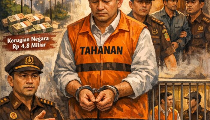 Kadis Perkim Taput Ditahan, Dugaan Korupsi Proyek Lampu Senilai Rp4,8 Miliar